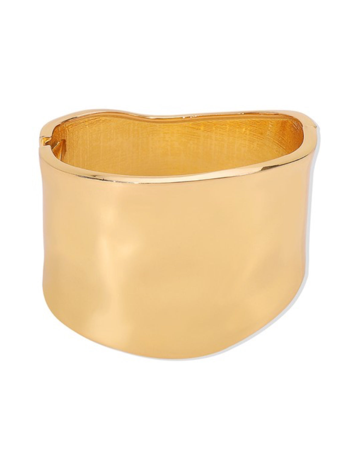 Wide Chunky Minimalist Bangle